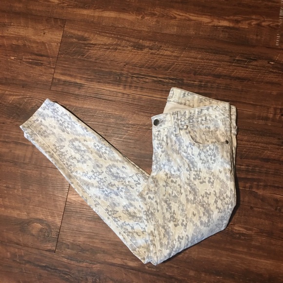 Free People Pants - Free People Snake Print‎ Jeans